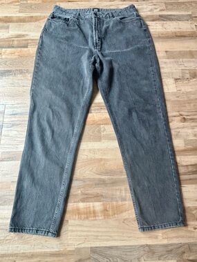 BDG Urban Outfitters Women's Mom High-Rise Jeans Washed Black Retro Grunge 32